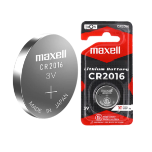 Tarjeta de celda de batería universal Maxell CR2016 (paquete de 1 unidad)