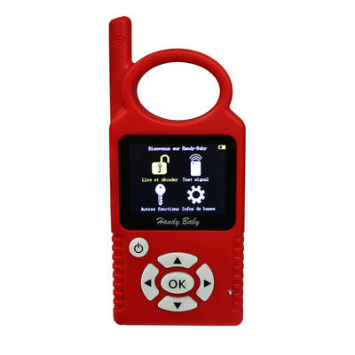 Programmeur Handy Baby Hand -held Clé automatique de copie de clé de transpondeur de voiture pour 4D 46 48 puces langue française avec activation G