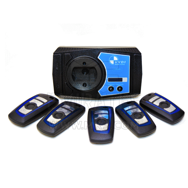 Xhorse Vvdi Bmw Mileage Correction Coding And Programming Tool Device 5 Pcs Of Bmw Fem Smart Remote Key 4 Buttons 433mhz Emirates Keys