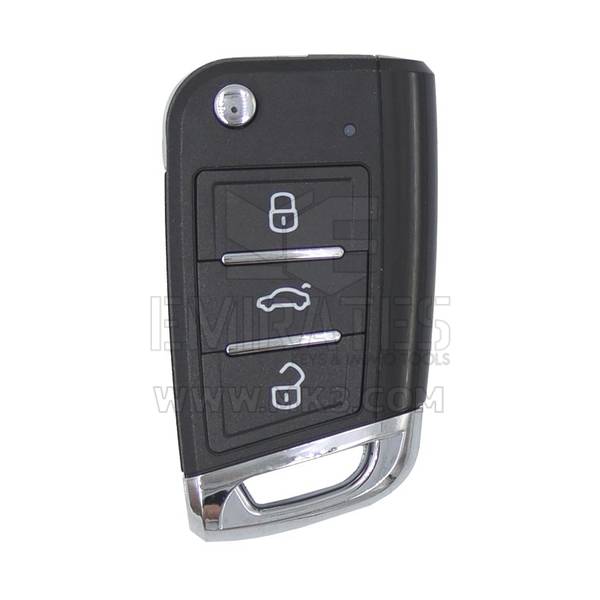 Keydiy KD Evrensel Akıllı Çevirmeli Uzaktan Kumanda Anahtarı 3 Düğme VW Tipi ZB15