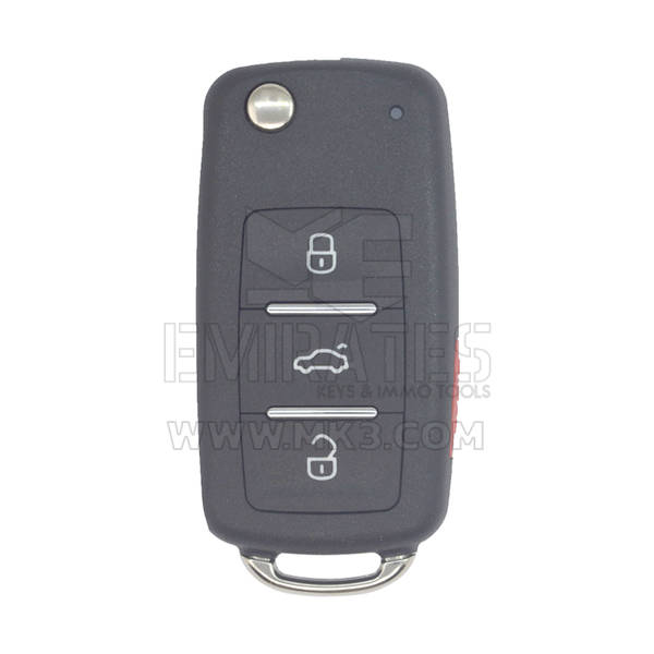 Keydiy KD Chiave Telecomando Universale Flip 3+1 Pulsanti Volkswagen Tipo NB08-4 PCF