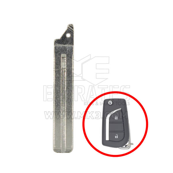 Toyota Hilux 2016 TOY48 Blade for Flip Remote Key