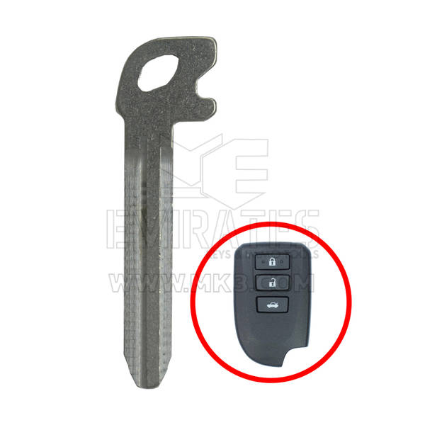 Toyota Yaris Smart Key Remote Blade 2014