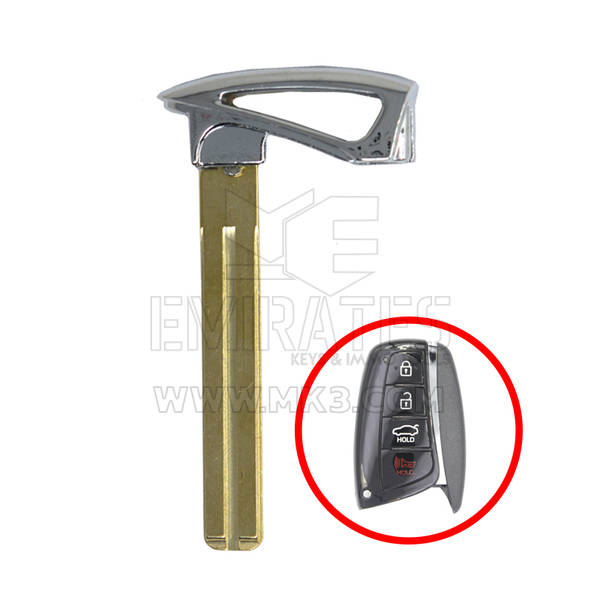 Hyundai Azera 2011-2016 TOY48 hoja de emergencia para llave remota inteligente