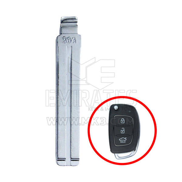 Hyundai Sonata 2014 Genuine Flip Remote Key Blade 81996-2S020/81996-A9040/81996-1J201