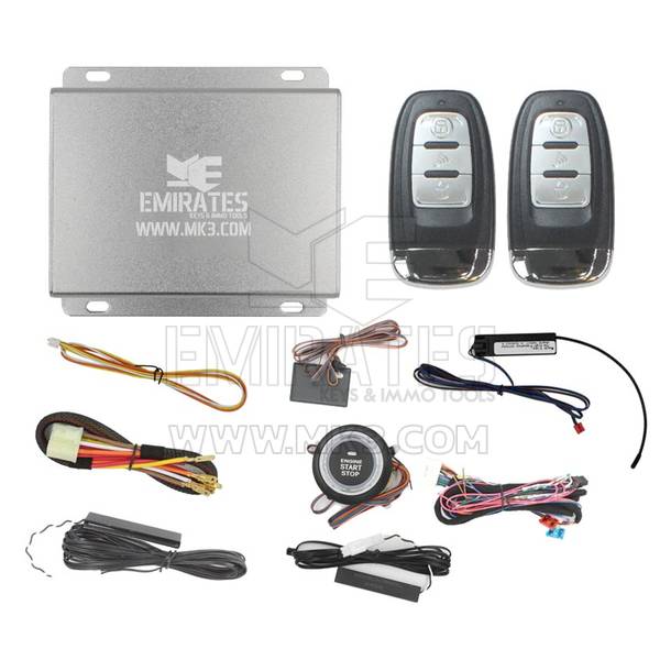 Sistema Universal de Arranque de Motor EG-002 Audi Smart Key 3 Botones