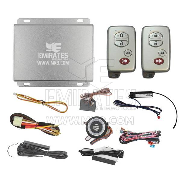 Sistema Universal de Partida do Motor EG-013 Toyota Land Cruiser Chave Inteligente 4 Botões