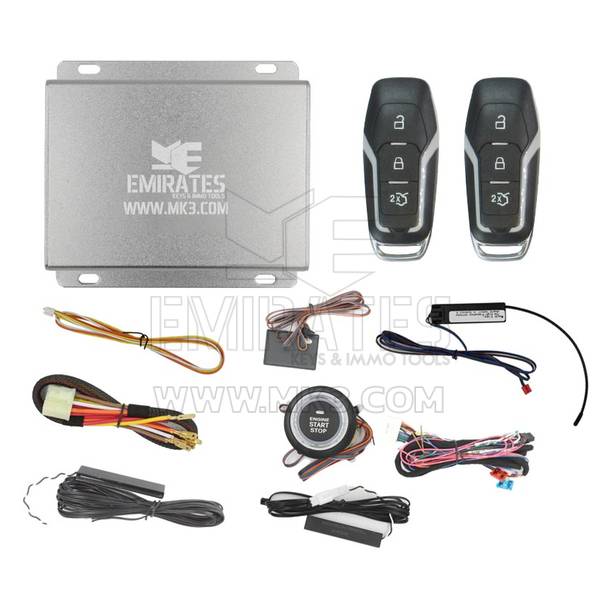 Sistema universal de partida do motor EG-009 Ford Smart Key 3 botões