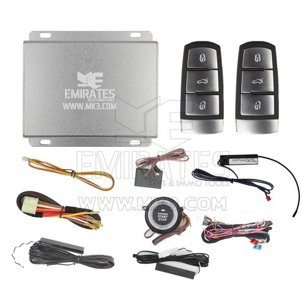 Sistema Universal de Partida do Motor Chave Inteligente Passat 3 Botões EG-003