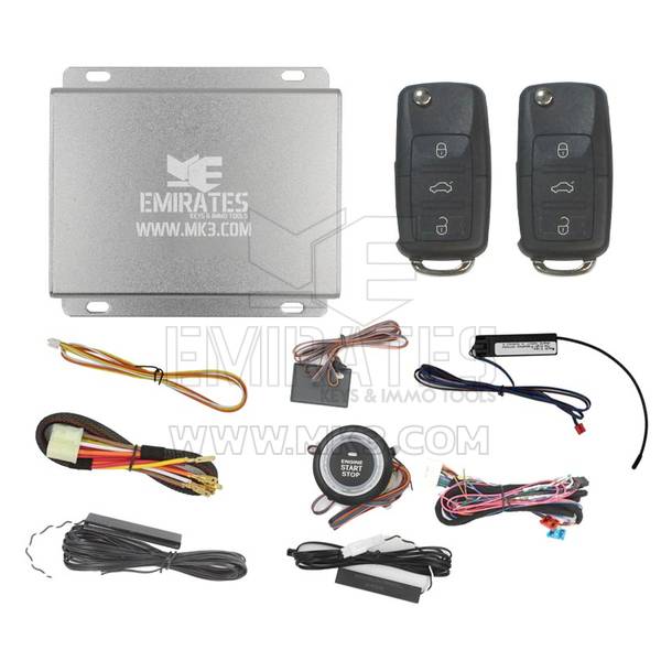 Sistema universal de arranque de motor EG-015 VW Smart Flip Tipo de llave remota