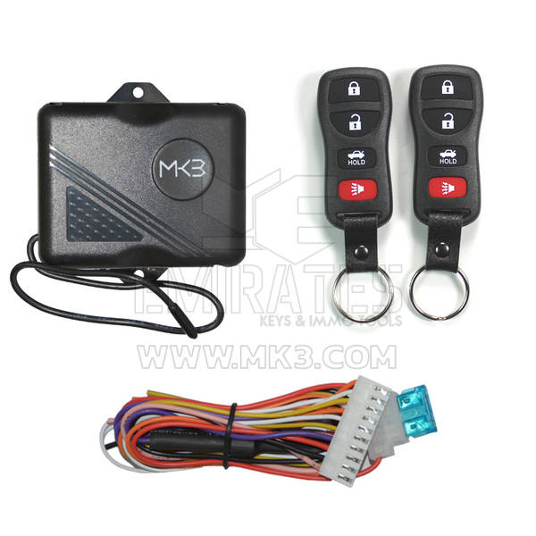 Keyless Entry System Nissan Tida 3+1 Button Model NK332