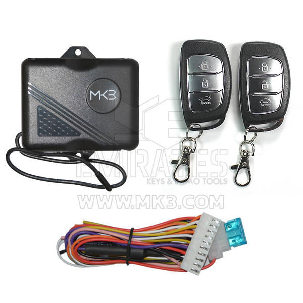 Sistema de entrada keyless de 3 botões modelo NK423 da Hyundai