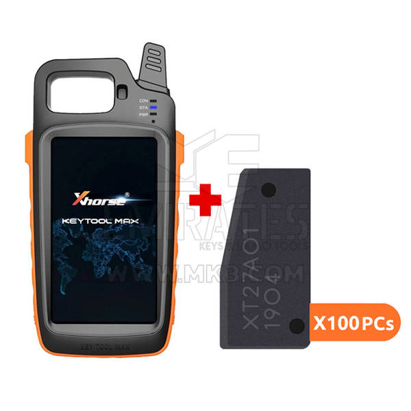 Xhorse VVDI Key Tool Max Device & 100 Pcs of Super Chip Transponder XT27A01 XT27A66