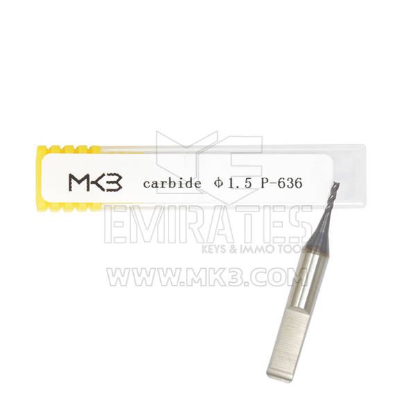 Material de carburo de fresa de extremo 1,5 mm φ1.5xD6x43