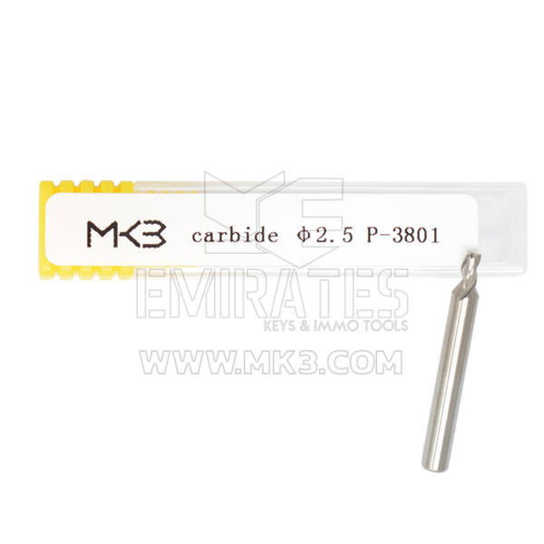 Material de carburo de fresa de extremo 2,5 mm φ2.5xD4x33