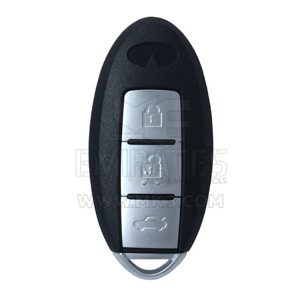 Infiniti Smart Remote Key Shell 3 Ons Left Battery Type Mk1236 Infiniti Smart Remote Key Shell 3 Ons Left Battery Type