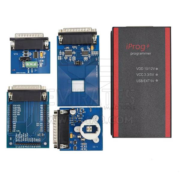 iProg Set Completo 11 Adaptadores + 3 Cables V84