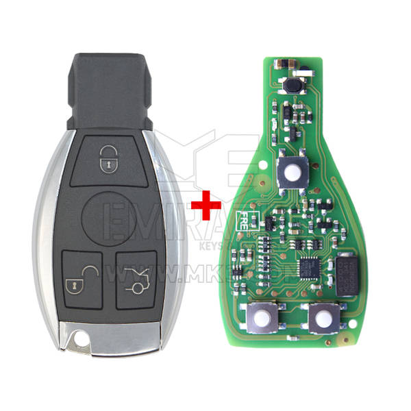 Xhorse Mercedes BGA Chrome Remote 433-315MHz 3 Buttons