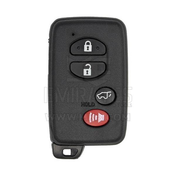 Coque de clé télécommande intelligente Toyota, 4 boutons, bouton de coffre SUV