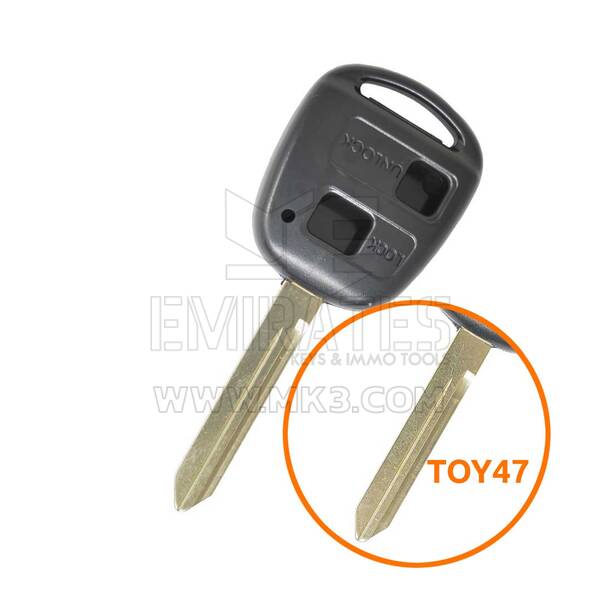 Toyota Remote Key Shell 2 Button Toy47