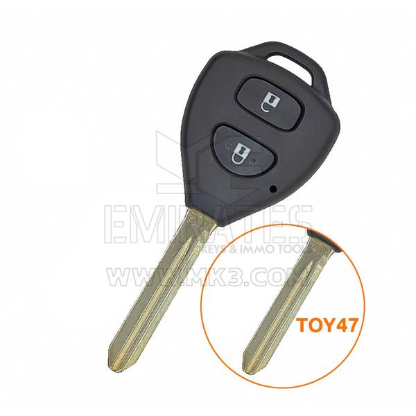 Carcasa para llave remota Toyota Warda de 2 botones Toy47