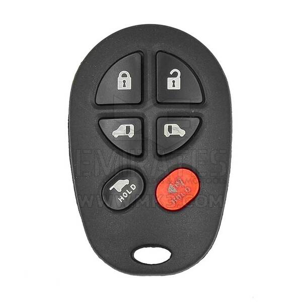 Toyota Sienna 2016-2017 Remote Key 6 Buttons 315MHz