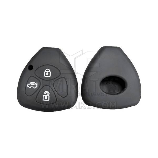 Funda de silicona para Toyota 2007-2011 llave remota 3 botones