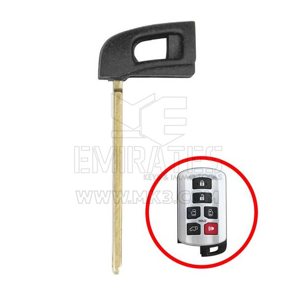 Toyota Sienna Smart Key Remote Emergency Blade