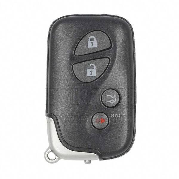 Корпус интеллектуального дистанционного ключа Lexus, 3+1 кнопка, черный цвет