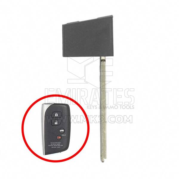 Lexus LS460 2014 Emergency Smart Remote Key Blade