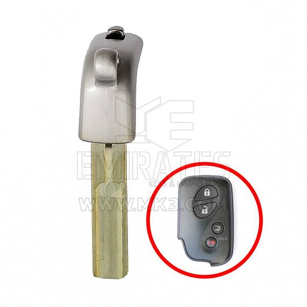 Lame d'urgence Lexus Smart Key 1 côté TOY48