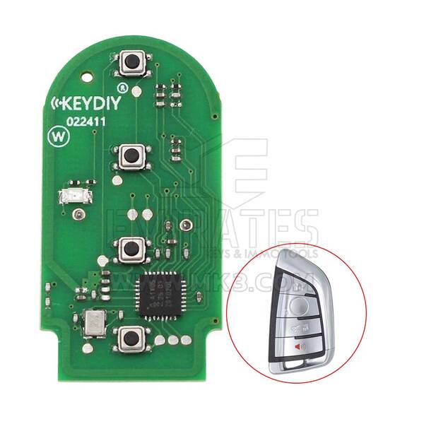 Keydiy KD Universal Smart Remote PCB 3+1 Botones BMW Tipo ZB23