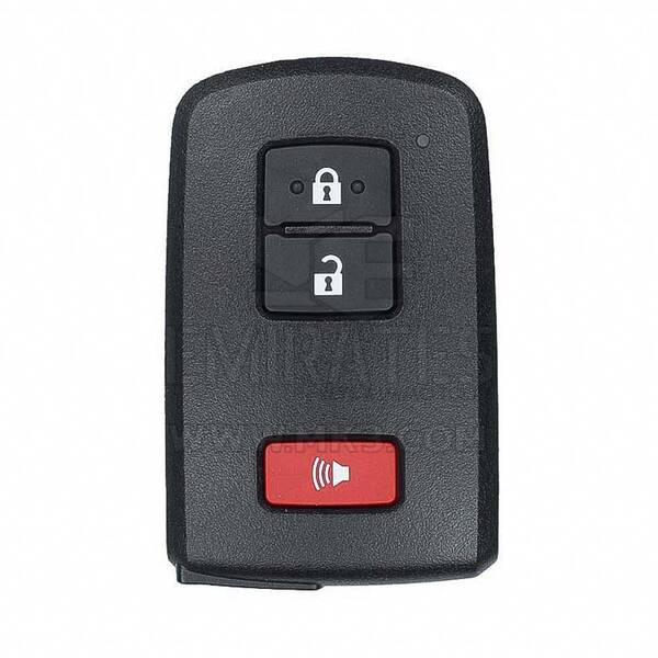 Toyota Land Cruiser UAE 2016-2017 Smart Remote Key 3 Botões 433MHz