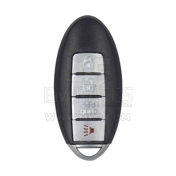 Botão Nissan Smart Remote Key Shell 3 + 1 com tipo de bateria lateral direita