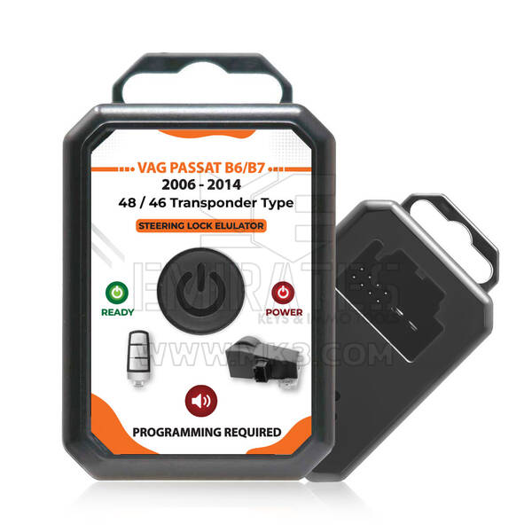 Volkswagen VW B6 / B7 Passat Emulator for 48 / 46 Transponder Type Steering Lock Emulator