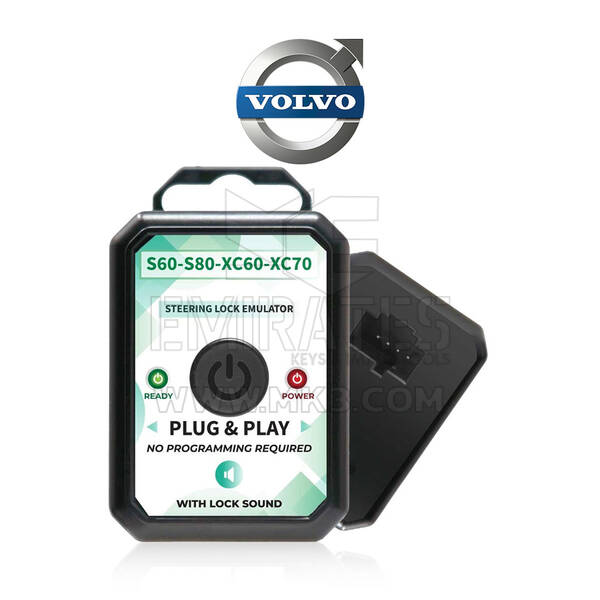 Simulador de emulador de bloqueo de dirección Volvo S60 S80 XC60 XC70 con sonido de bloqueo