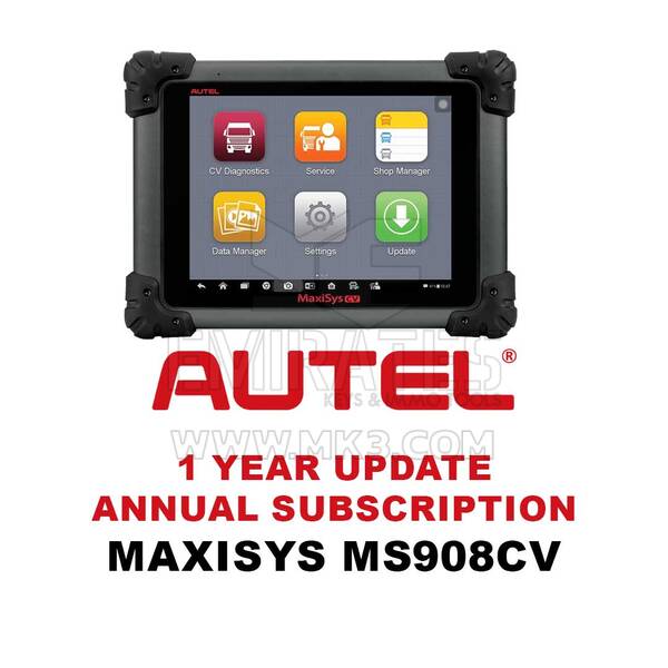 Autel MaxiSYS MS908CV OBD2 Heavy Duty Diagnostic Scanner 1 year Subscription