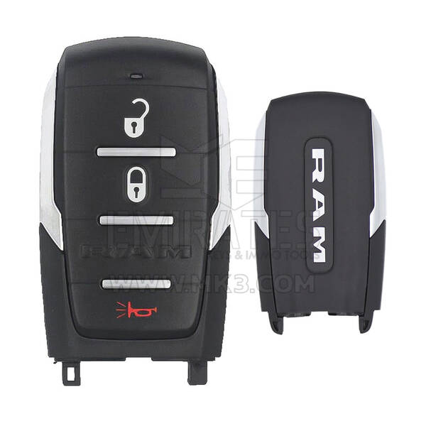 Dodge RAM 2019-2024 Chiave telecomando intelligente originale 3 pulsanti 433 MHz 68575600AA, 68584151AA