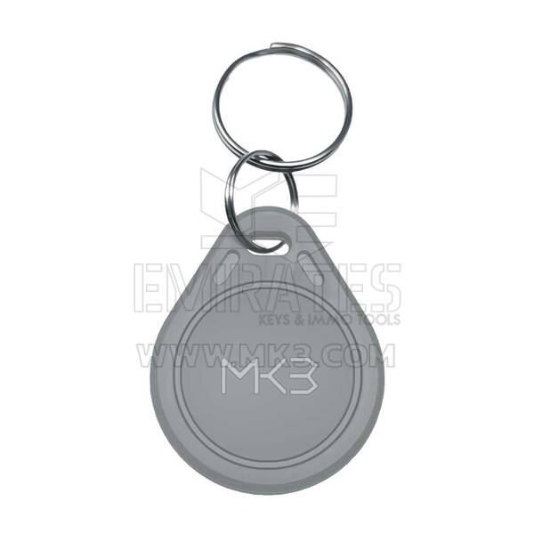 RFID KeyFob Tag 125Khz Tarjeta de proximidad reescribible T5577 Llavero gris