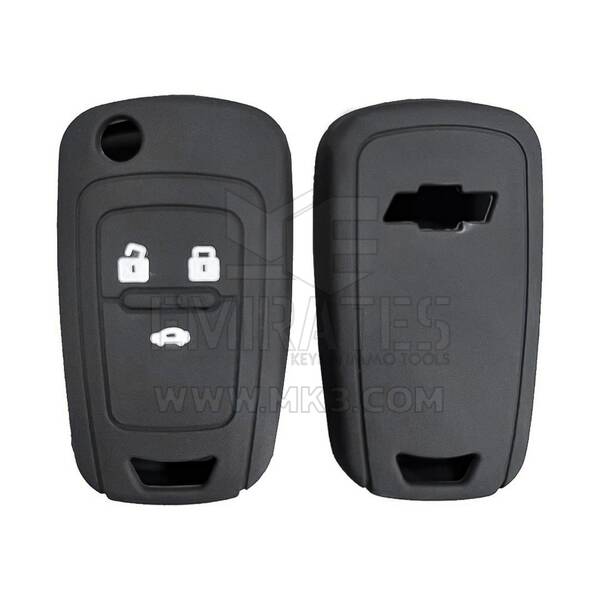 Custodia in silicone per Chevrolet 2010-2017 Flip Remote Key 3 pulsanti