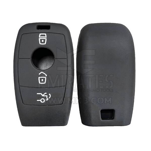 Coque en silicone pour clé à distance intelligente Mercedes Benz 2016-2021 3 boutons