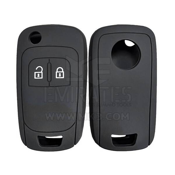 Coque en silicone pour clé à distance Opel Flip 2 boutons