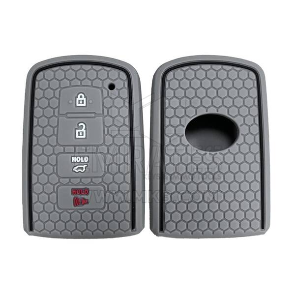 Funda de silicona grabada para Toyota Smart Remote Key 4 botones