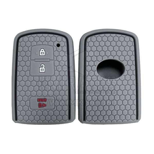 Силиконовый чехол с гравировкой для Toyota Smart Remote Key 3 кнопки