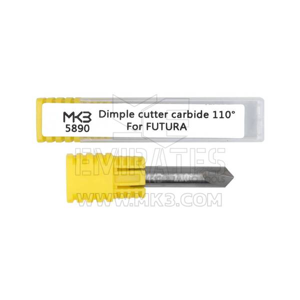 Dimple Cutter 04DM Carbide D6x110°x30x2T Para Futura