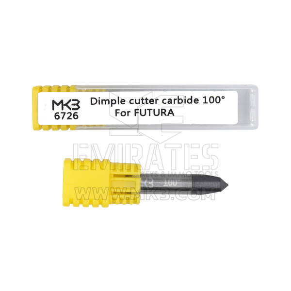 Dimple Cutter 02DW Carbide D6x100°x30x2T Para Futura