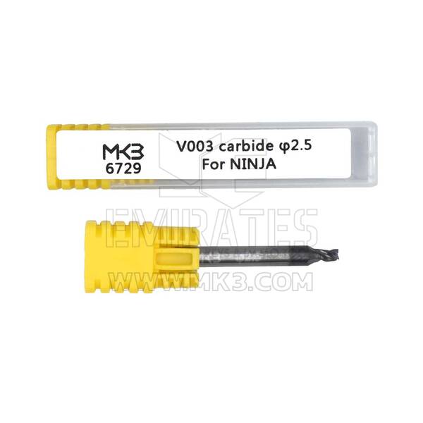 End Mill Cutter V003 Carburo φ2.5xD4x33L Para Ninja