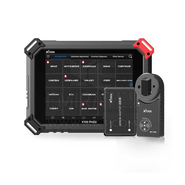 Xtool X100 PAD2 PRO OBD2 Programador de chave automática Ferramenta de scanner de diagnóstico IMMO + KC100