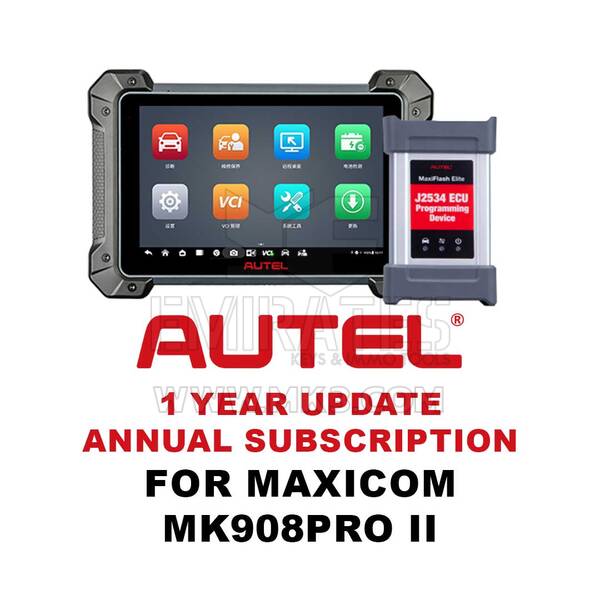 Autel - Abbonamento di aggiornamento di 1 anno per MaxiCom MK908PRO II