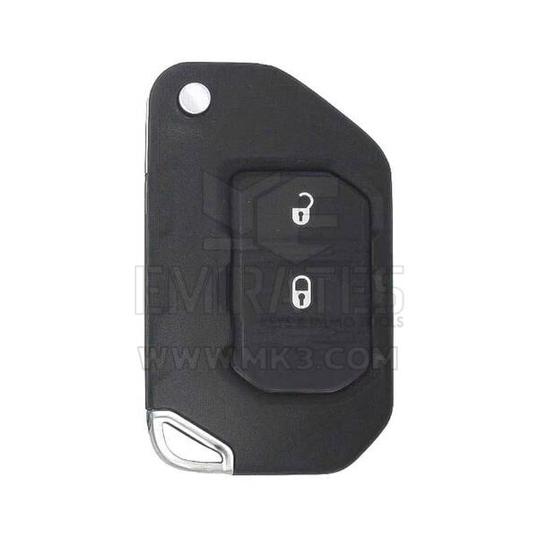 Jeep Wrangler Flip Remote Key Shell 2 Buttons